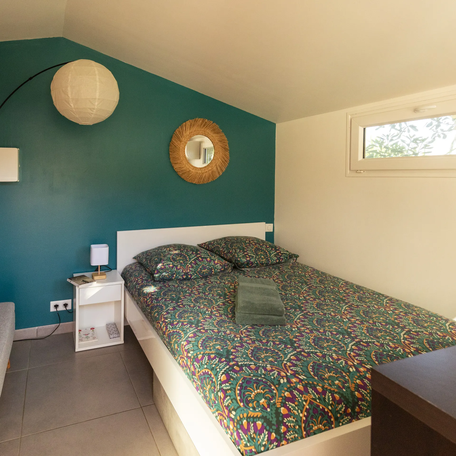 Studio Santiago avec chambre double et terrasse